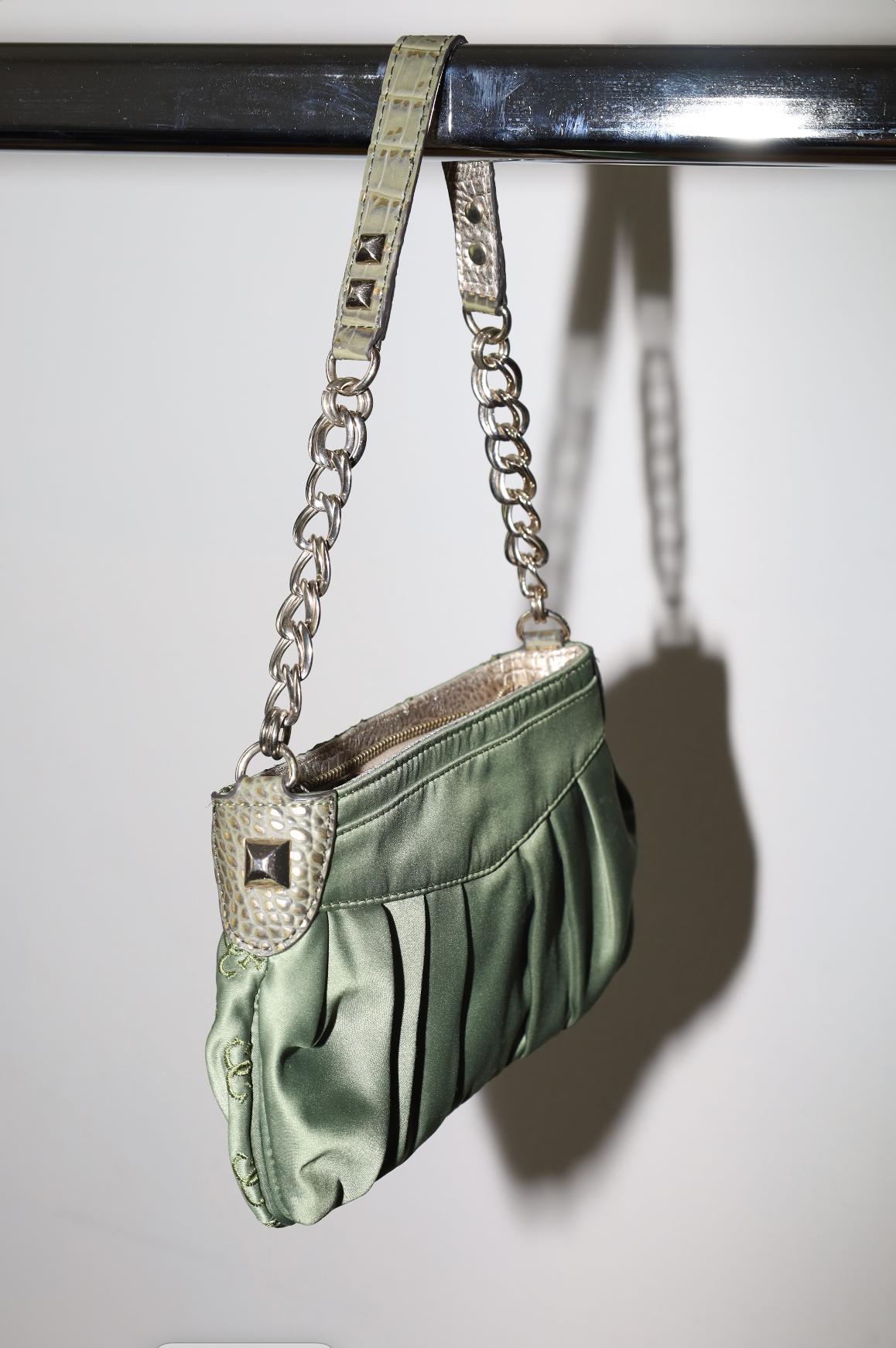 Vintage Guess Satin Shoulder Bag