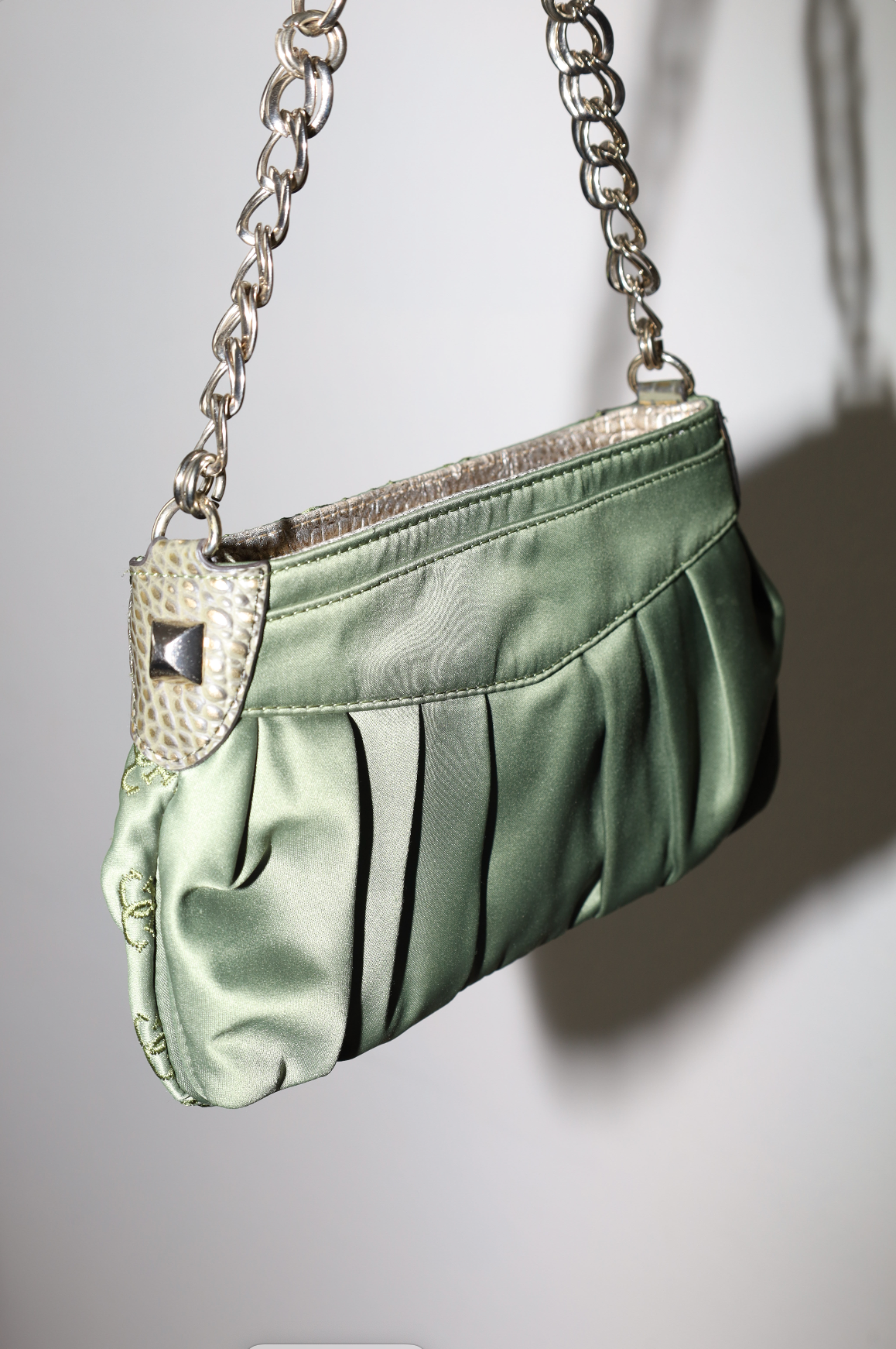 Vintage Guess Satin Shoulder Bag