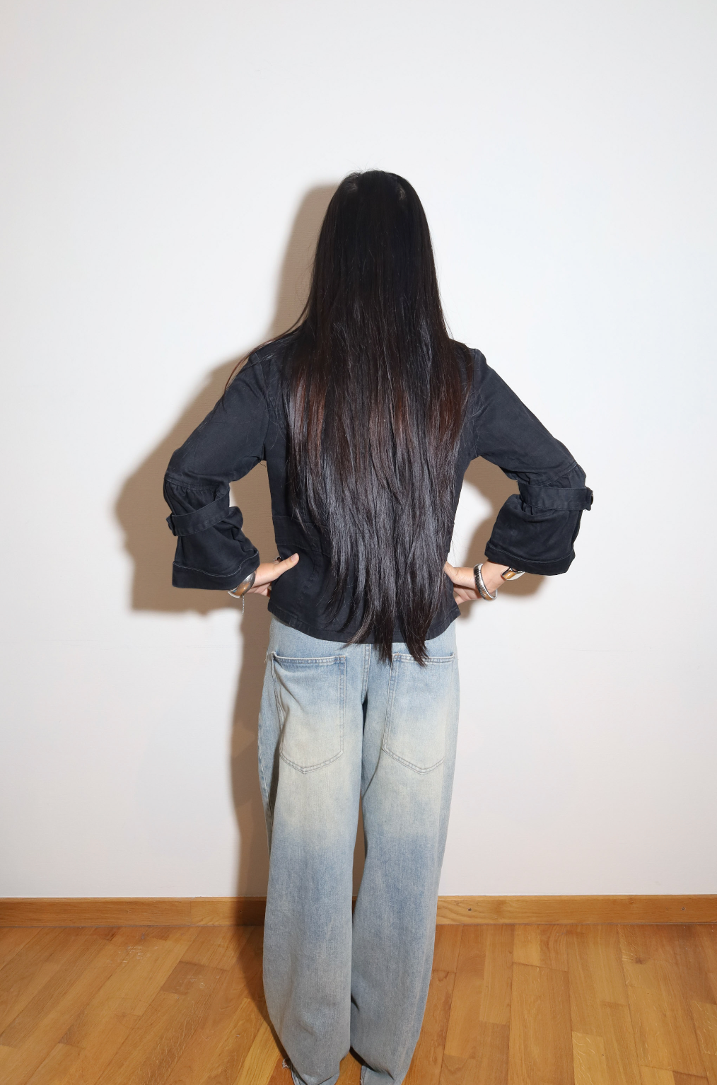 Black Peacoat Jacket