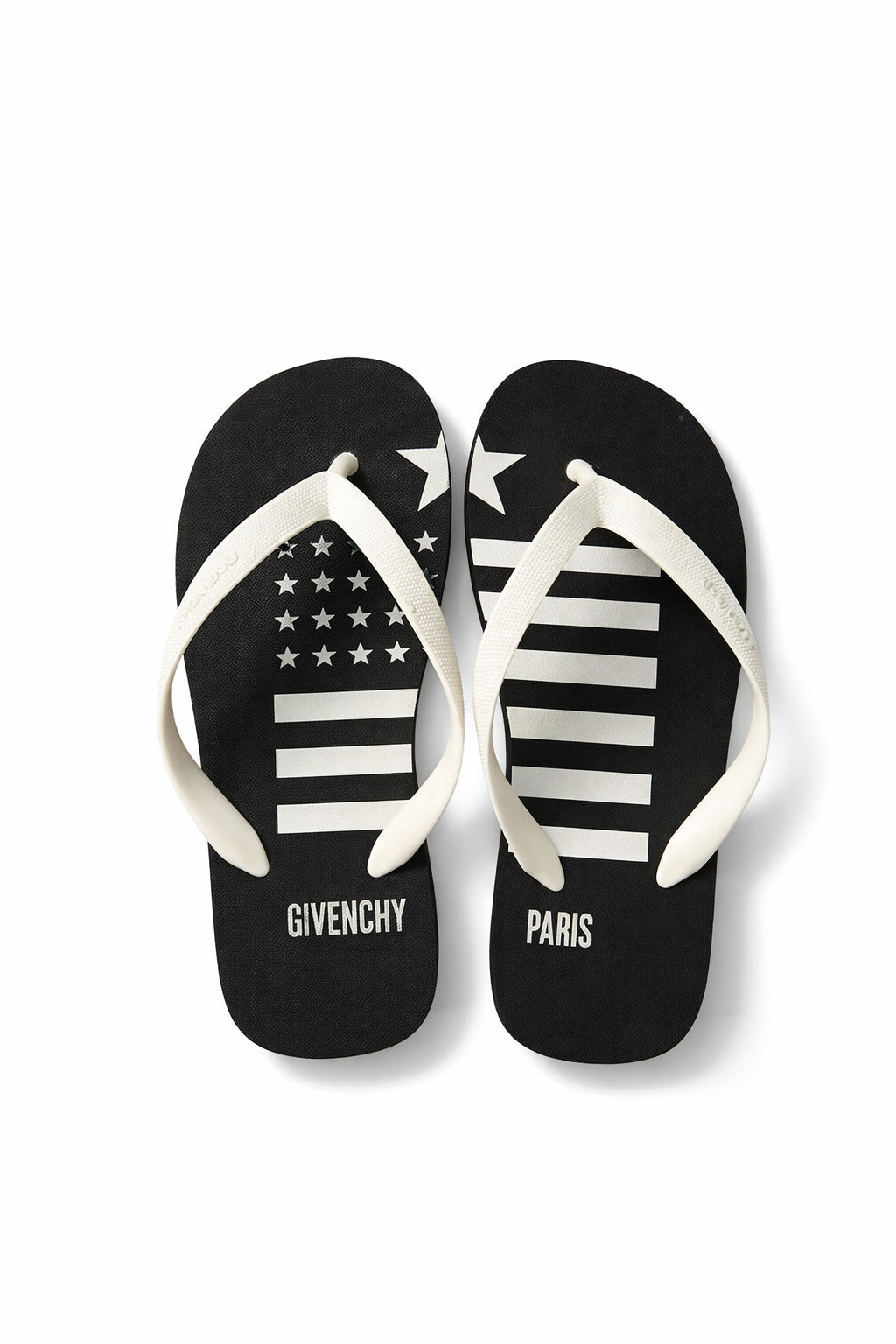 Givenchy Paris Flag Flip-Flops