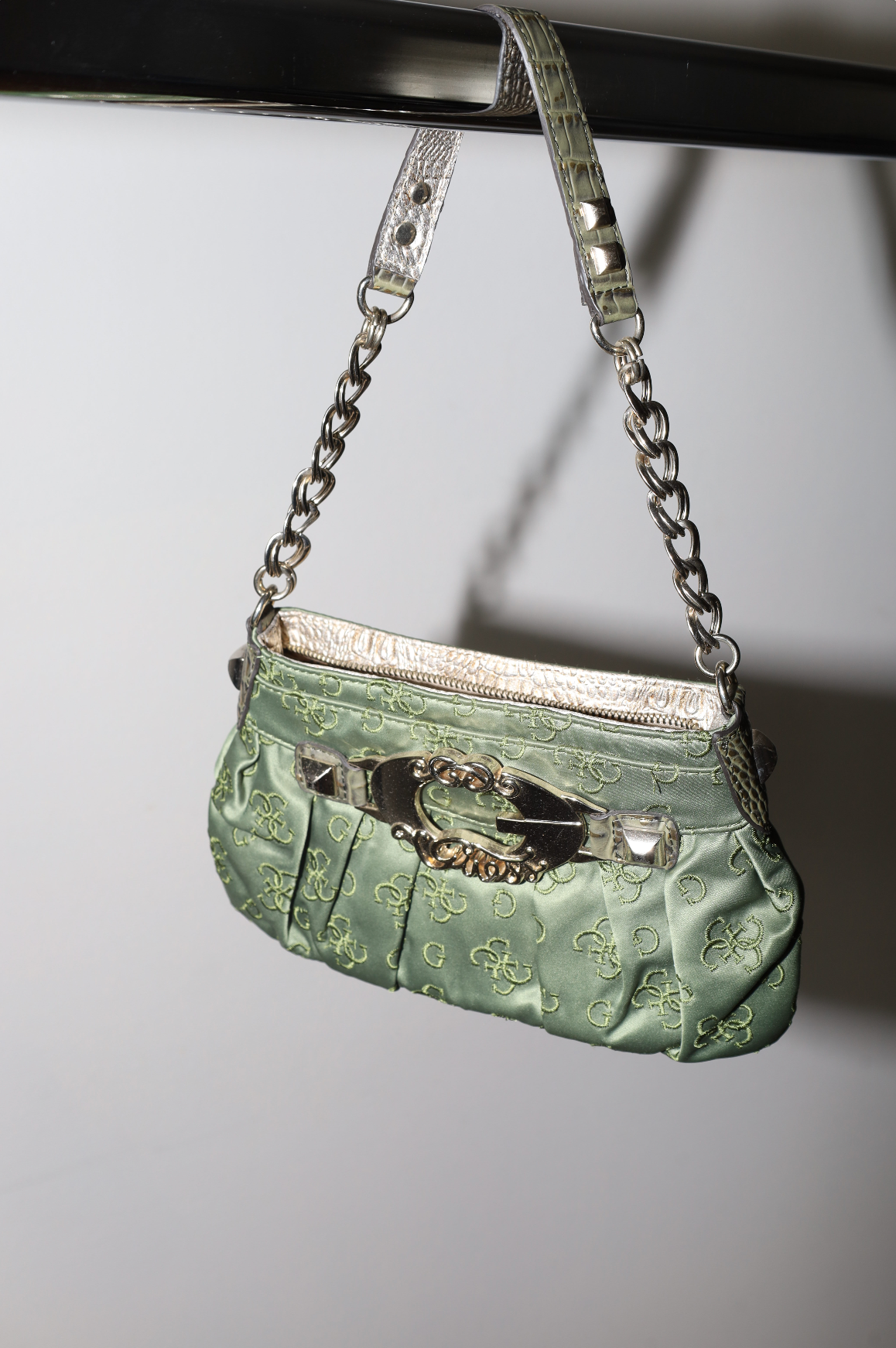 Vintage Guess Satin Shoulder Bag