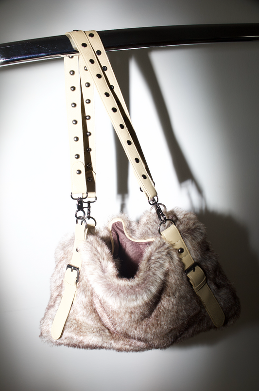 Vintage Faux Fur Shoulder Bag