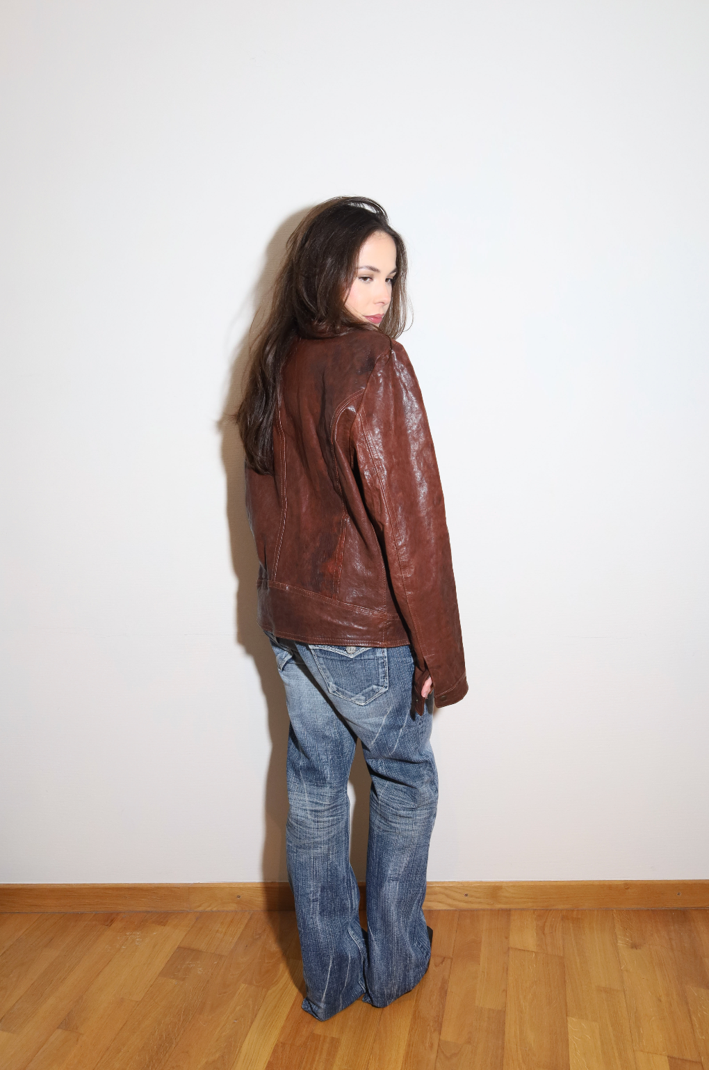 Oversized Leather Jacket