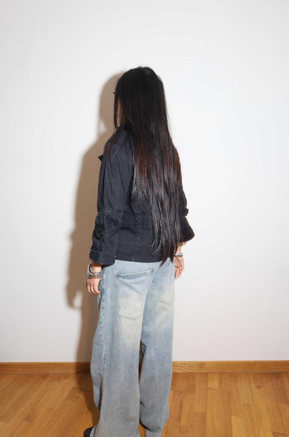 Black Peacoat Jacket